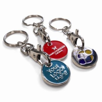 Picture of SHOPPING TROLLEY COIN KEYRING
