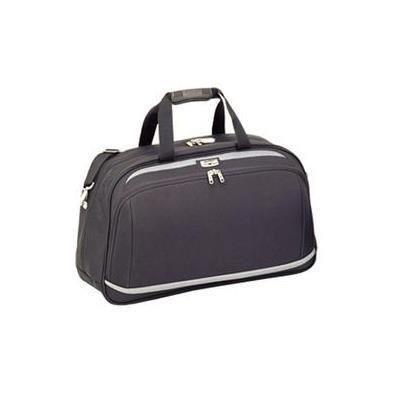 Picture of ANTLER APOLLO WEEKEND EXPANDING BAG in Black with Silver Trim.