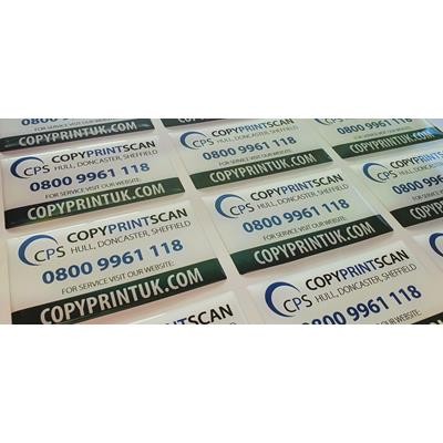 Picture of DOMED STICKER RECTANGULAR.