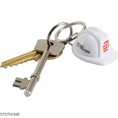Picture of PVC HARD HAT KEYRING.