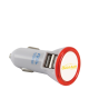 Picture of DUAL PORT LED USB CAR CHARGER**