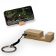 Picture of BAMBOO PHONE STAND KEYRING