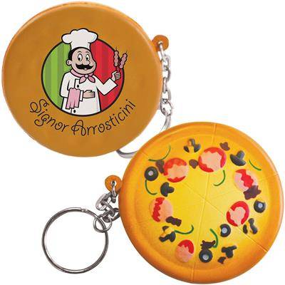 Picture of STRESS PIZZA KEYRING.