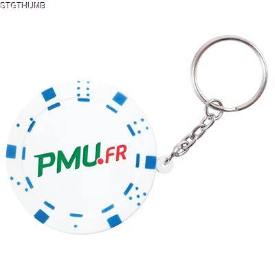 Picture of STRESS POKER CHIP KEYRING