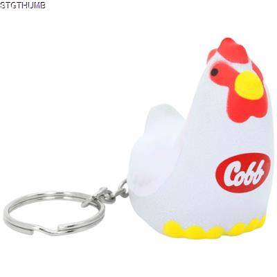 Picture of STRESS CHICKEN KEYRING.