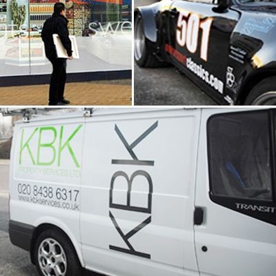 Picture of VINYL GRAPHICS AND LETTERING.