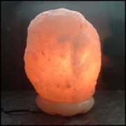 Picture of ELECTRIC ROCK GLASS LAMP LIGHT.