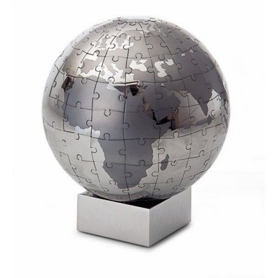 Picture of PHILIPPI EXTRAVAGANZA PUZZLE GLOBE in Silver