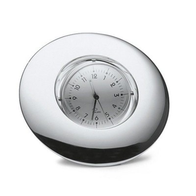 Picture of PHILIPPI SCROLL SPINNING PHOTO FRAME & CLOCK COMBINATION in Polished Silver Finish