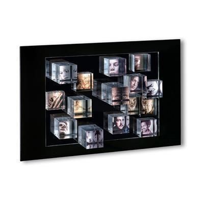 Picture of PHILIPPI ROCKY MOUNTAIN MULTI PHOTO FRAME in Silver & Black