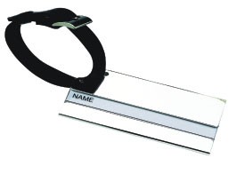 Picture of METRO TRAVEL SECURITY LUGGAGE TAG in Silver Plated Metal Finish