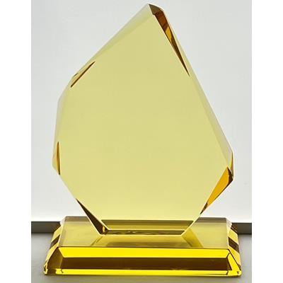 Picture of LARGE GOLD TROPHY AWARD PRISM.