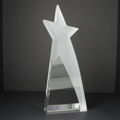 Picture of SHOOTING STAR AWARD with Sandblast Effect Design, 200Mm High Supplied in a Presentation Box