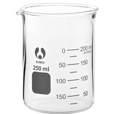 Picture of 250ML SCIENTIFIC BEAKER with Calibration Lines.