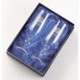 PAIR OF CRYSTAL FLUTE GLASSES image 2