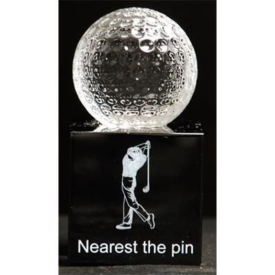 Picture of OPTICAL CRYSTAL 50MM GOLF BALL AWARD