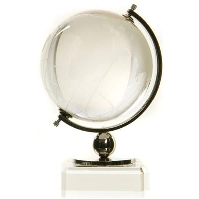Picture of 80MM ROTATING GLOBE ON CRYSTAL BASE