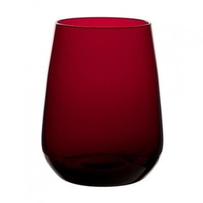 Picture of CRANBERRY RED PREMIUM CRYSTAL WATER TUMBLER.