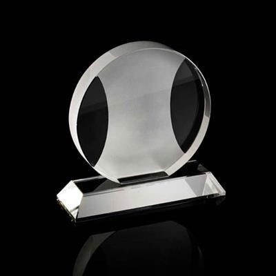 Picture of CHUNKY CRYSTAL ROUND AWARD with Sandblast Central Design