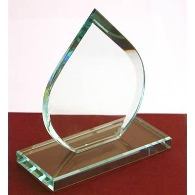 Picture of JADE GREEN TEAR DROP AWARD 120MM HIGH SUPPLIED in a Presentation Box