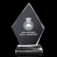 OPTICAL CRYSTAL GLASS DIAMOND TROPHY AWARD image 2