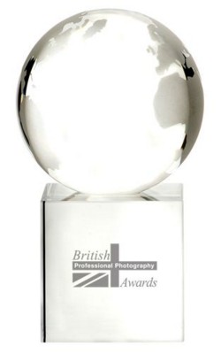 Picture of 80MM GLASS GLOBE AWARD