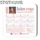 Picture of MELAMINE CALENDAR COASTER