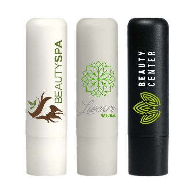 Picture of LIP BALM STICK BLACK RECYCLED FROSTED CONTAINER & CAP, 4.