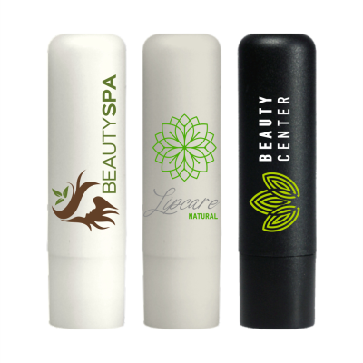 Picture of LIP BALM STICK BACK RECYCLED CONTAINER& CAP (UK PRINTED).