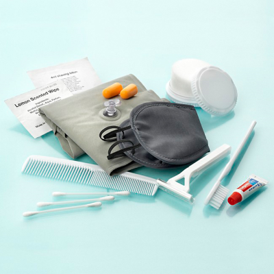 Picture of ESSENTIAL TRAVEL AMENITY KIT in a Zippered Bag