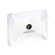 Picture of CLEAR TRANSPARENT PVC BAG with White Trim & Zipper