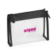 Picture of CLEAR TRANSPARENT PVC BAG with Black Trim & Zipper