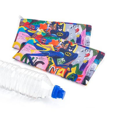 Picture of COSMETICS AND TOILETRY PENCIL CASE STYLE PURSE FROM RECYCLED BOTTLES