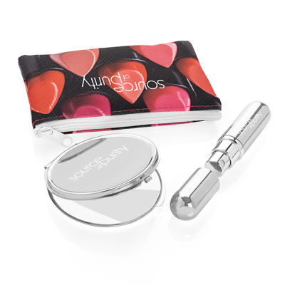 Picture of SILVER LOOK HAND HANDBAG SET, 3PC.