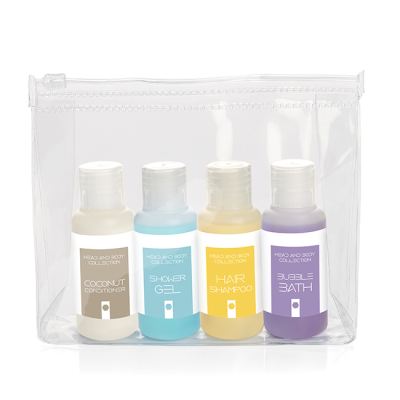 Picture of WEEKEND TRAVEL TOILETRY SET in a Bag.