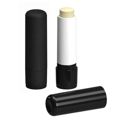 Picture of LIP BALM STICK BLACK FROSTED CONTAINER & CAP, 4