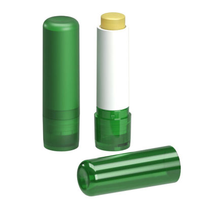 Picture of LIP BALM STICK GREEN FROSTED CONTAINER & CAP, 4