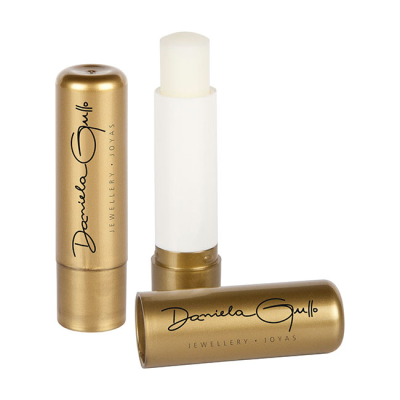 Picture of LIP BALM STICK METALLIC GOLD POLISHED CONTAINER & CAP, 4.