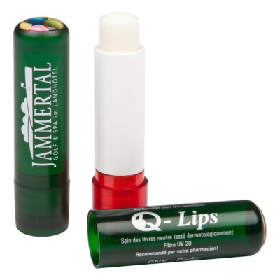 Picture of LIP BALM STICK GREEN FROSTED CONTAINER & CAP, DOMED 4