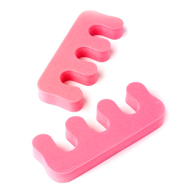 Picture of PINK TOE SEPARATORS.