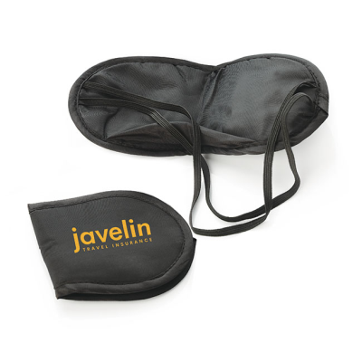 Picture of BLACK POLYESTER SLEEP EYE MASK