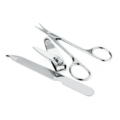 Picture of 3 PIECE SILVER COLOUR NAIL CARE MANICURE SET.