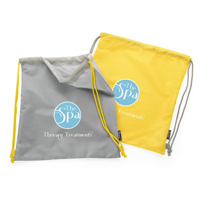 Picture of PRINTED RPET DRAWSTRING BAG.