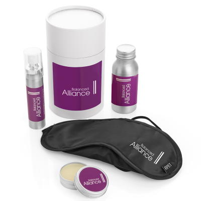 Picture of WELLBEING ESSENTIAL KIT in a Black or White Tube