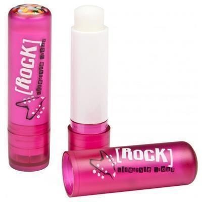 Picture of PINK LIP BALM STICK, DOMED LABEL, 4