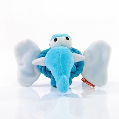 Picture of DOG TOY KNOTTED ANIMAL ELEPHANT.