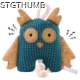 Picture of DOG TOY OWL with Rope Knots