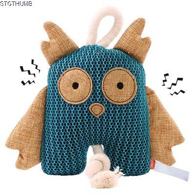 Picture of DOG TOY OWL with Rope Knots.