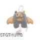 Picture of DOG TOY BAT with Rope Knots