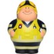Picture of FIREMAN BERT YELLOW SQUEEZIES STRESS ITEM
